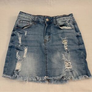 Jean Denim Skirt